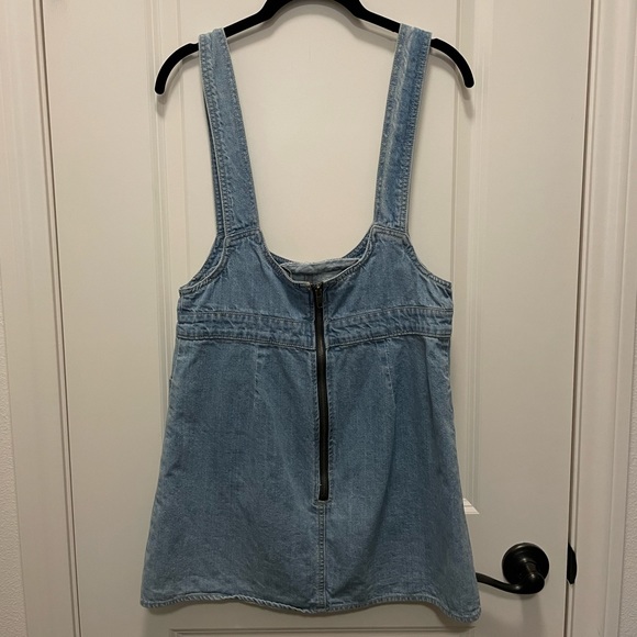 F21 Jean Overall Dress - Picture 3 of 4